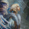 Blonde Angel Diamond Painting