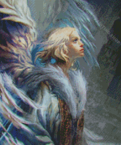 Blonde Angel Diamond Painting