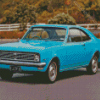 Blue Holden Monaro Car Diamond Painting