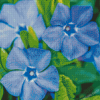 Blue Periwinkle Flower Diamond Painting