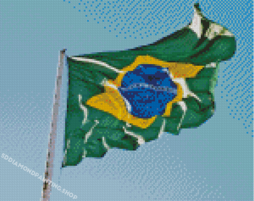 Brazil Flag Diamond Painting