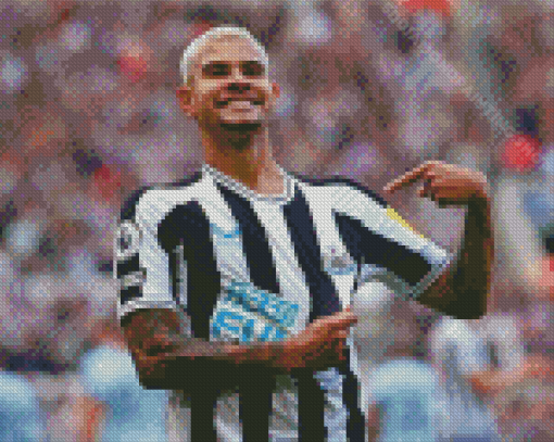 Brazilian Football Player Bruno Guimaraes Diamond Painting