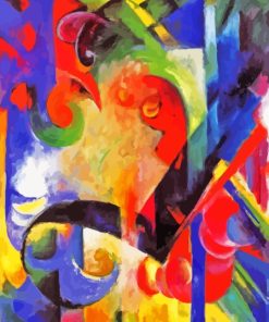 Broken Forms By Franz Marc Diamond Painting