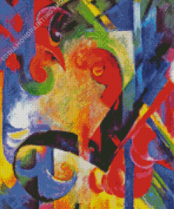 Broken Forms By Franz Marc Diamond Painting