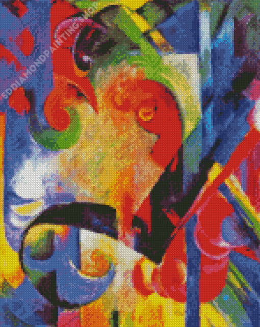 Broken Forms By Franz Marc Diamond Painting