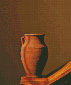 Brown Vase Diamond Painting