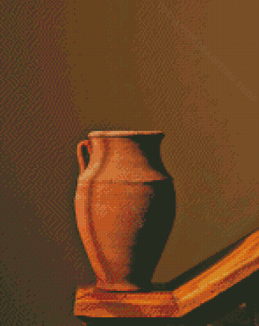 Brown Vase Diamond Painting