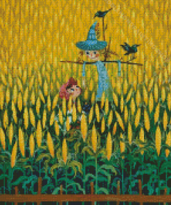 Cartoon Cornfield Diamond Painting