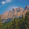 Castle Mountain Banff Landscape Diamond Painting