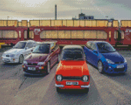 Classic Ford RS Cars Diamond Painting