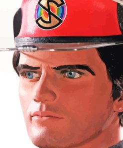 Close Up Captain Scarlet Diamond Painting