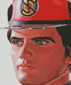 Close Up Captain Scarlet Diamond Painting