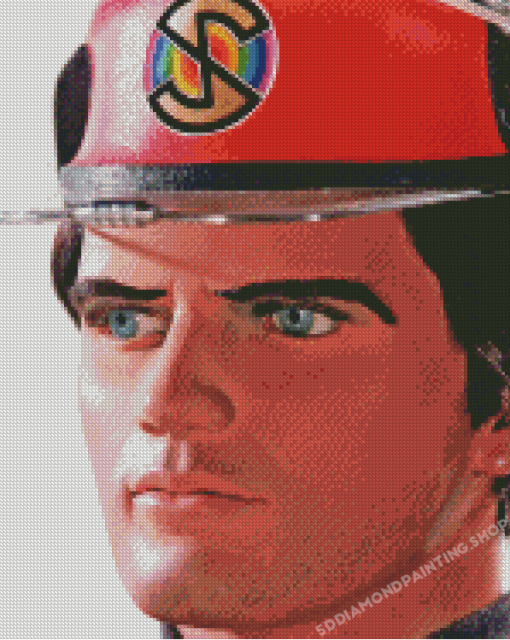 Close Up Captain Scarlet Diamond Painting