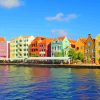 Colorful Buildings In Curacao Diamond Painting