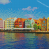 Colorful Buildings In Curacao Diamond Painting