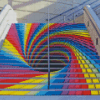 Colorful Stairs Art Diamond Painting