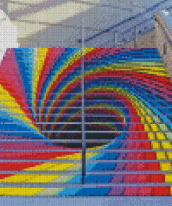 Colorful Stairs Art Diamond Painting