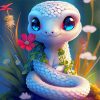 Cute Snake Diamond Painting