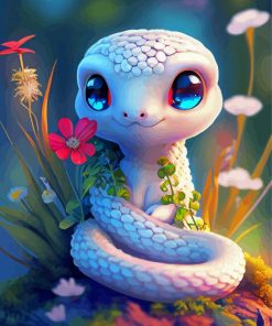 Cute Snake Diamond Painting