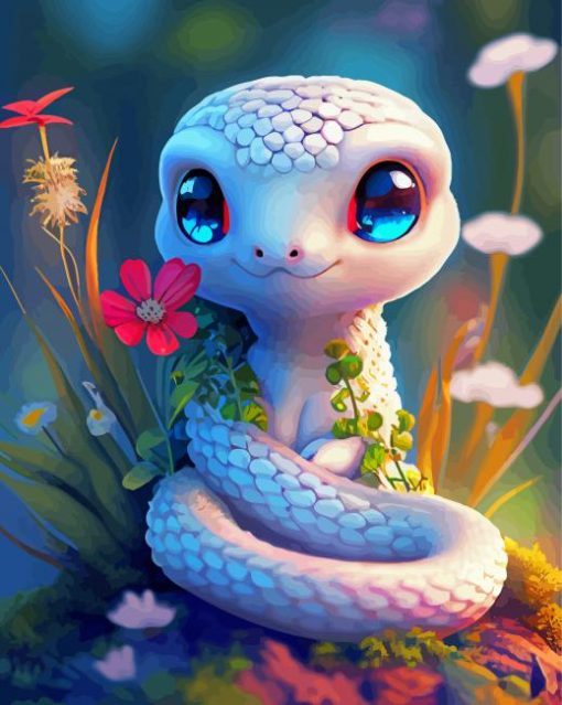 Cute Snake Diamond Painting