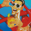 DC Comics Plastic Man Hero Diamond Painting