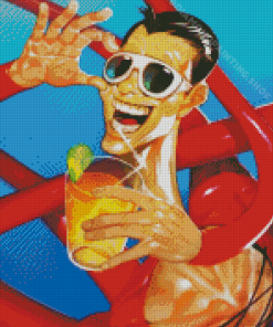 DC Comics Plastic Man Hero Diamond Painting