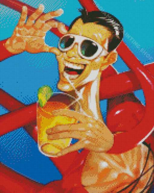 DC Comics Plastic Man Hero Diamond Painting