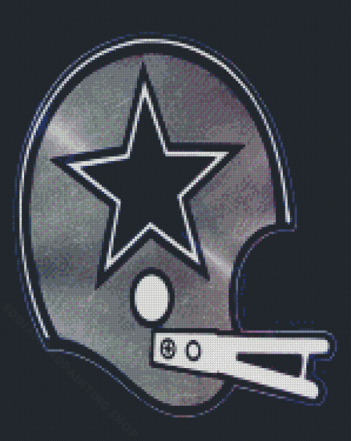 Dallas Cowboys Helmet Diamond Painting