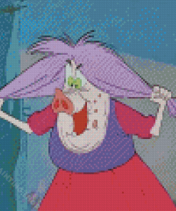 Disney The Sword In The Stone Madam Mim Diamond Painting