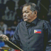 Efren Reyes Filipino Pool Player Diamond Painting