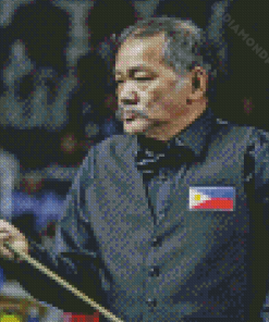 Efren Reyes Filipino Pool Player Diamond Painting