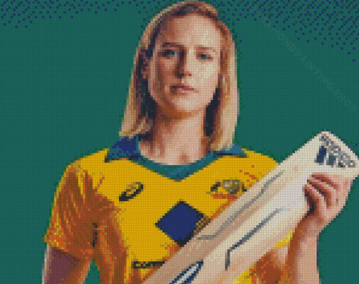 Ellyse Alexandra Perry Cricketer Diamond Painting