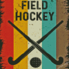 Field Hockey Poster Diamond Painting