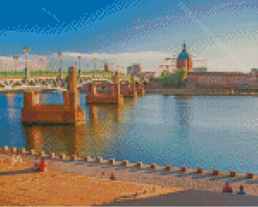 France Toulouse Pont Saint Pierre Diamond Painting