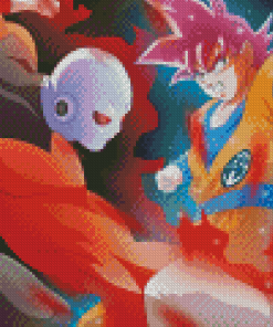 Goku Fighting Jiren Diamond Painting