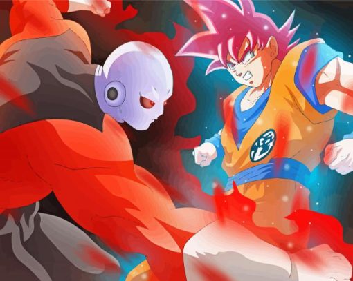 Goku Fighting Jiren Diamond Painting