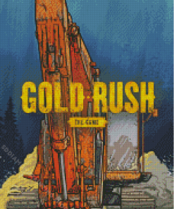 Gold Rush Game Poster Diamond Painting