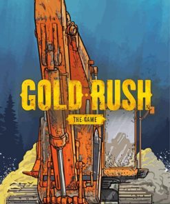 Gold Rush Game Poster Diamond Painting