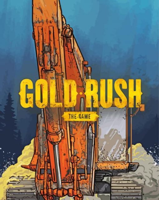 Gold Rush Game Poster Diamond Painting