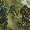 Halo Reach Video Game Diamond Painting