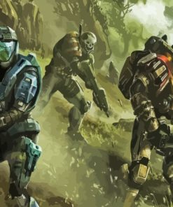 Halo Reach Video Game Diamond Painting