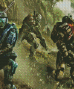 Halo Reach Video Game Diamond Painting