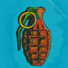 Hand Grenade Diamond Painting