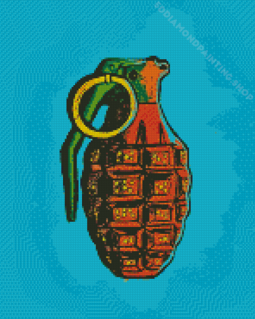 Hand Grenade Diamond Painting