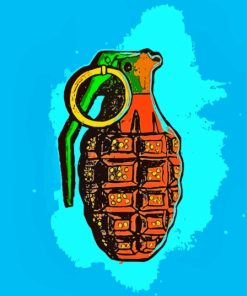 Hand Grenade Diamond Painting