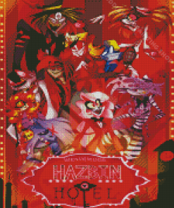 Hazbin Hotel Poster Diamond Painting