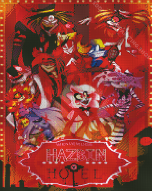 Hazbin Hotel Poster Diamond Painting