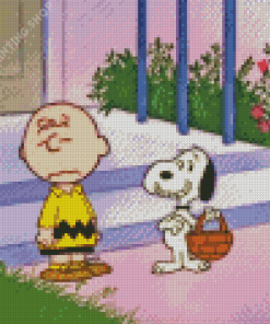 Its The Easter Beagle Charlie Brown Characters Diamond Painting