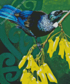 Kowhai And Bird Diamond Painting