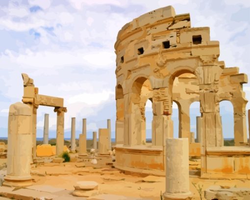 Libya Leptis Magna Diamond Painting